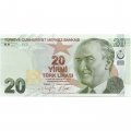 Турция 20 лир 2009 год - UNC