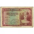 Испания 10 песет 1935 год - F