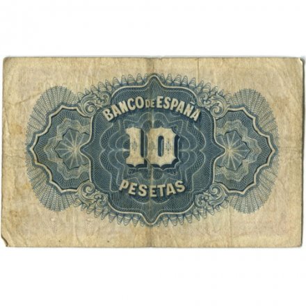 Испания 10 песет 1935 год - F