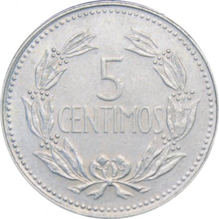 Венесуэла 5 сентимо 1971 год