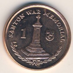 Остров Мэн 1 пенни 2010 год