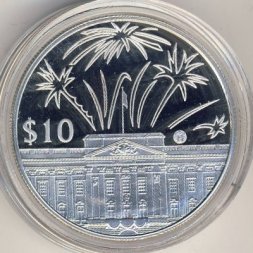 Восточные Карибы 10 долларов 2002 год