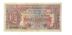 Великобритания  1 фунт 1948 год - Вооруженные силы Великобритании - 2 серия - VF