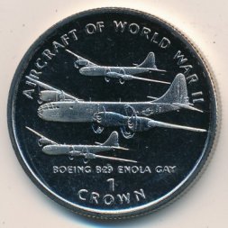 Остров Мэн 1 крона 1995 год
