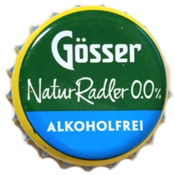 Пивная пробка Австрия - Gosser Natur Radler 0.0 % Alkoholfrei