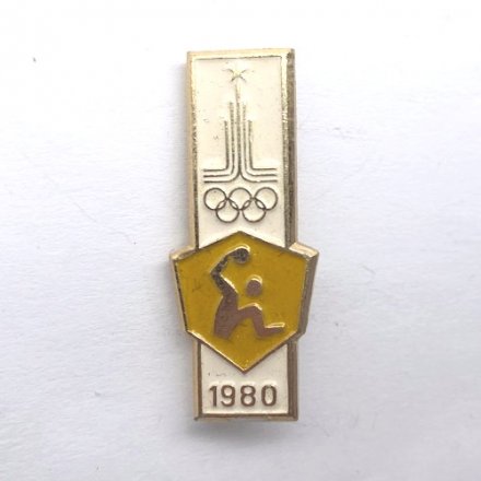 Значок. Олимпиада 1980 Водное поло