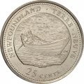 Канада 25 центов 1992 год - Ньюфаундленд и Лабрадор