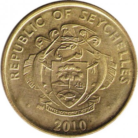 Сейшелы 5 центов 2010 год - Пальма