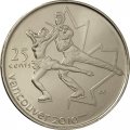 Канада 25 центов 2008 год - Фигурное катание