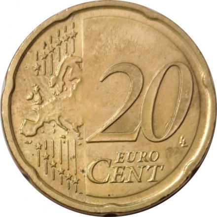 Германия 20 евроцентов 2013 год (F)