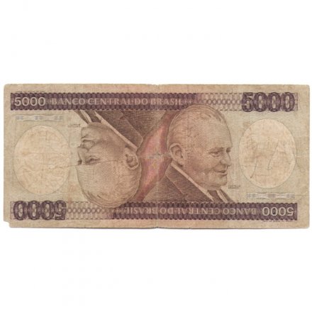 Бразилия 5000 крузейро 1981 год - G