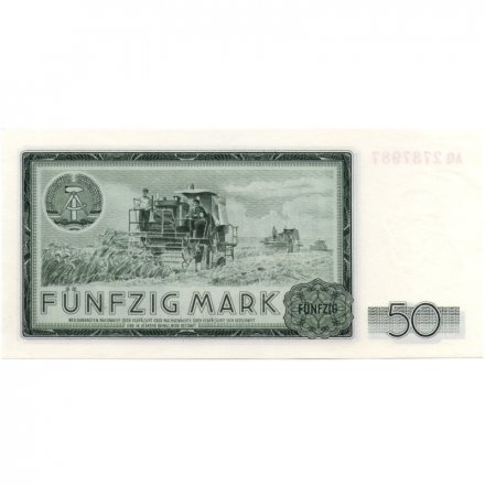 ГДР 50 марок 1964 год - Фридрих Энгельс UNC