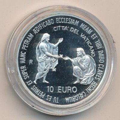 Ватикан 10 евро 2003 год