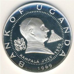 Уганда 30 шиллингов 1969 год