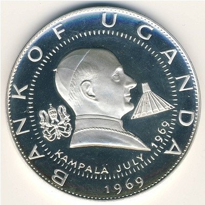 Уганда 30 шиллингов 1969 год