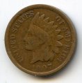 США 1 цент 1907 год