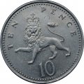 Великобритания 10 пенсов 2005 год