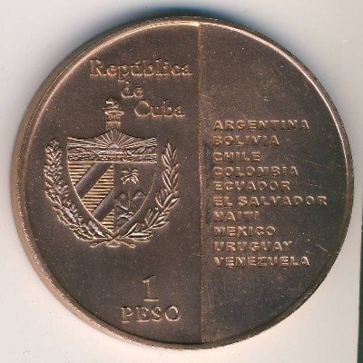 Куба 1 песо 2011 год