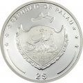 Палау 2 доллара 2010 год - Мир насекомых. Кузнечик