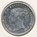 Великобритания 3 пенса 1859 год