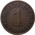 Веймарская республика 1 рейхспфенниг 1935 год (D)