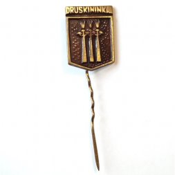 Значок-иголка Друскининкай (Druskininkai). Литва. Серия "Литовская"