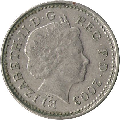 Великобритания 5 пенсов 2003 год