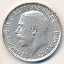 Великобритания 2 шиллинга (1 флорин) 1914 год