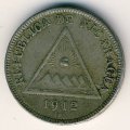 Никарагуа 5 сентаво 1912 год