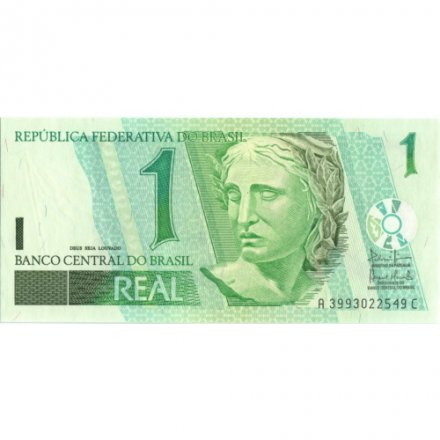 Бразилия 1 реал 2003 год - UNC