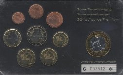 Евро серия Кипра 2008 года (8 монет + 1 жетон)
