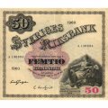 Швеция 50 крон 1960 год - Густав I Ваза - VF