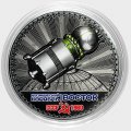 Космический корабль «Восток» - Гравированная цветная монета 25 рублей