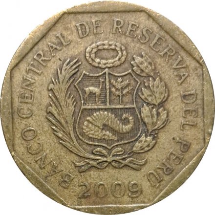 Перу 20 сентимо 2009 год