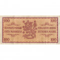 Финляндия 100 марок 1957 год (подписи: Лейнонен, Энгберг) - VF