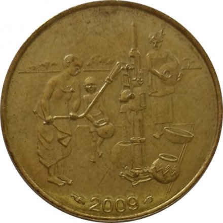 Западная Африка 10 франков 2009 год