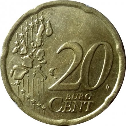 Финляндия 20 евроцентов 2006 год - Герб Финляндии