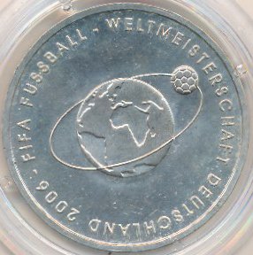 Германия 10 евро 2004 год - Чемпионат мира по футболу 2006 года в Германии