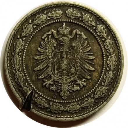 Германия 20 пфеннигов 1888 год (J)