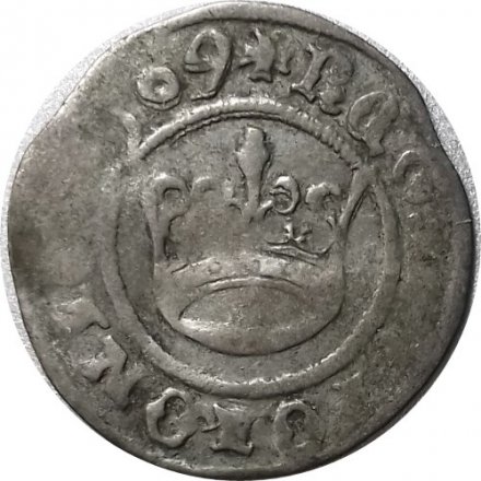 Польское Королевство 1/2 гроша 1509 Сигизмунд I Старый (1506-1548) - F