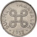 Финляндия 1 марка 1957 год