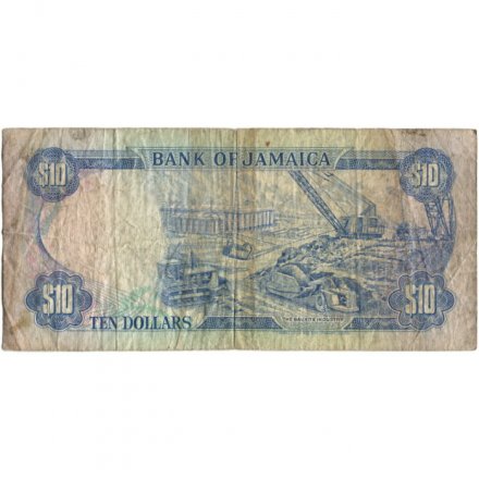 Ямайка 10 долларов 1987 год - Джордж Вильям Гордон - F