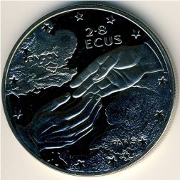 Гибралтар 2,8 экю 1994 год