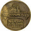 Финляндия 5 марок 1985 год - Ледокол &quot;Урхо&quot;