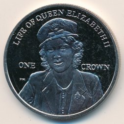 Фолклендские острова 1 крона 2012 год (серебро)