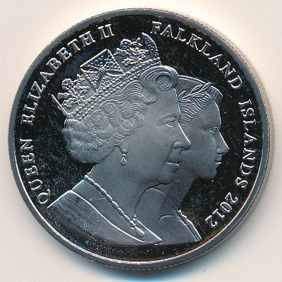 Фолклендские острова 1 крона 2012 год (серебро)