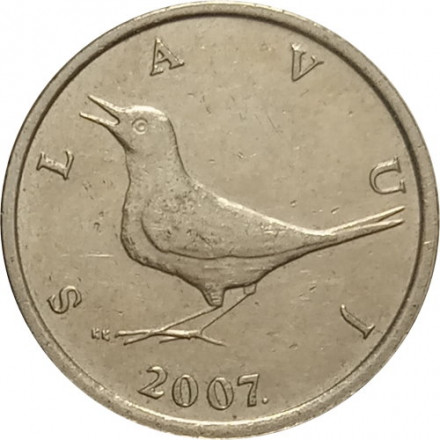 Хорватия 1 куна 2007 год - Соловей