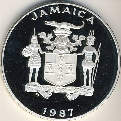 Ямайка 100 долларов 1987 год