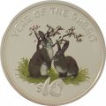 Острова Кука 10 долларов 2011 год - Китайский гороскоп. Год кролика