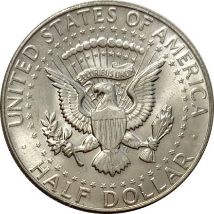 США 1/2 доллара 1968 год (D)